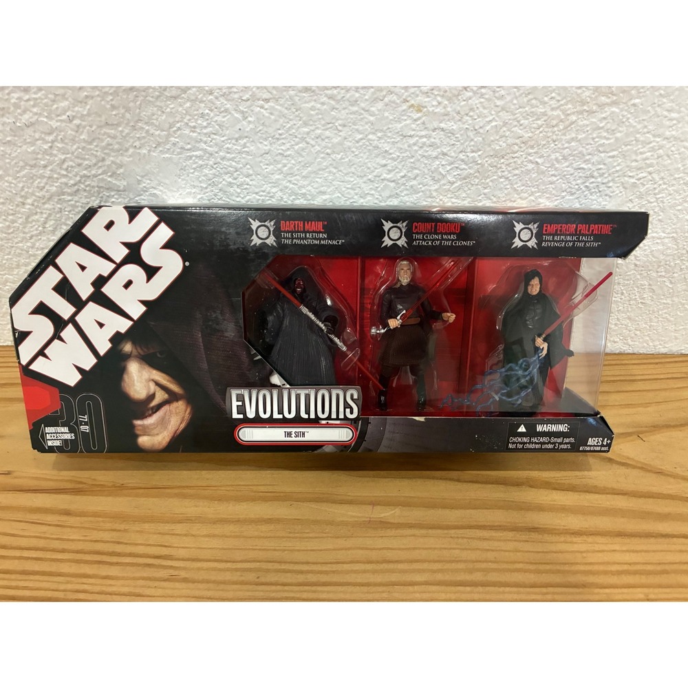 Star Wars 30th Anniversary Evolutions The Sith Darth Maul Dooku Palpatine 3-Pack